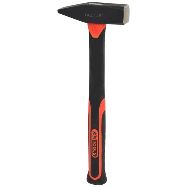 Schlosserhammer mit Fiberglasstiel, 800g