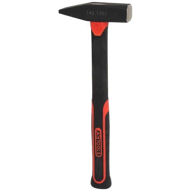 Schlosserhammer mit Fiberglasstiel, 500g