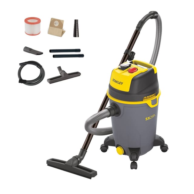 SXVC25PTDE Nass- und Trockensauger (1.200 w, 25 l) - Stanley