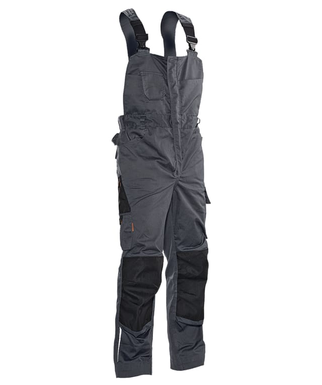 Jobman Latzhose 3730 Grau/Schwarz Größe 56
