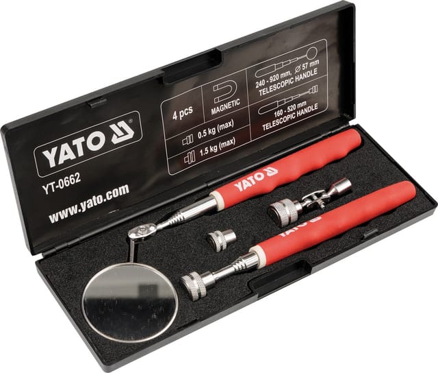 YT-0662 Yato Spiegel + Greifer Inspektionsset