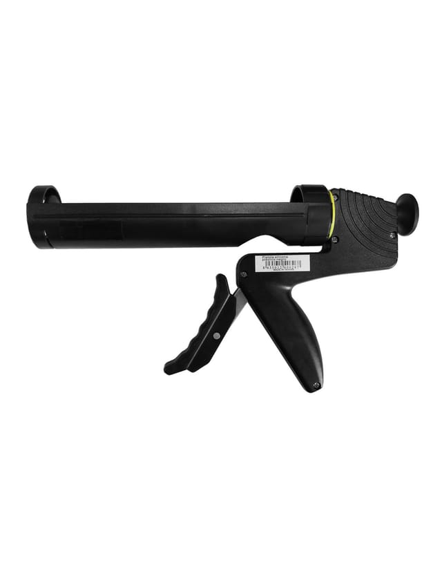 Sifer - Kunststoff-Silikonpistole schwarz rotierend WT309049/WT248