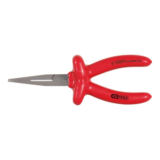 Ks Tools 1000V Flachzange, lange Backen, 160mm - 117.1289