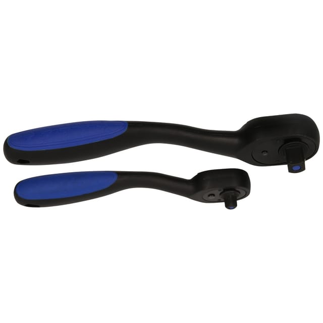 Brilliant Tools - Umschaltknarren-Satz, 2-tlg, 1/4', 1/2'