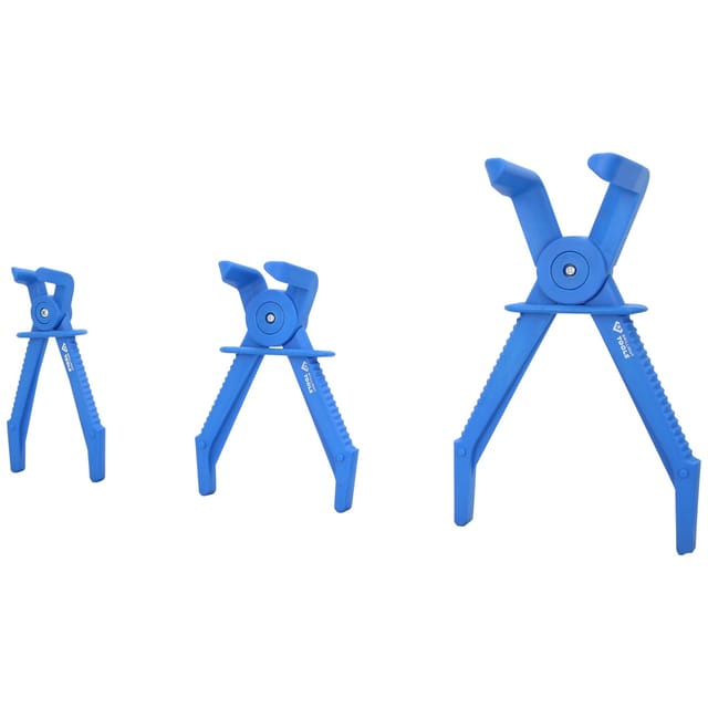 Brilliant Tools - Schlauch-Abklemm-Zangen-Satz 90° abgewinkelt 3tlg. - BT521015