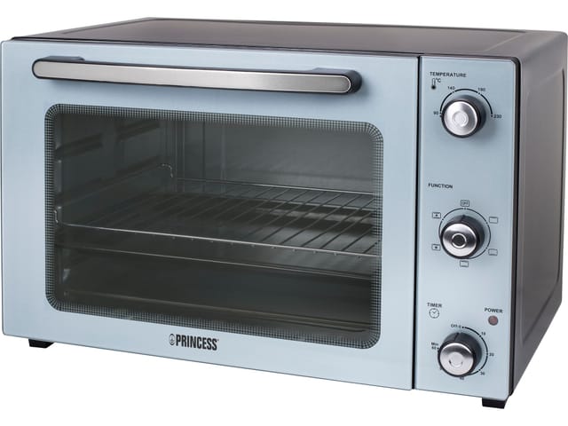 Mini-Backofen 01.112754.01.001, 45 l, 1800 w, Umluft, silber - Princess