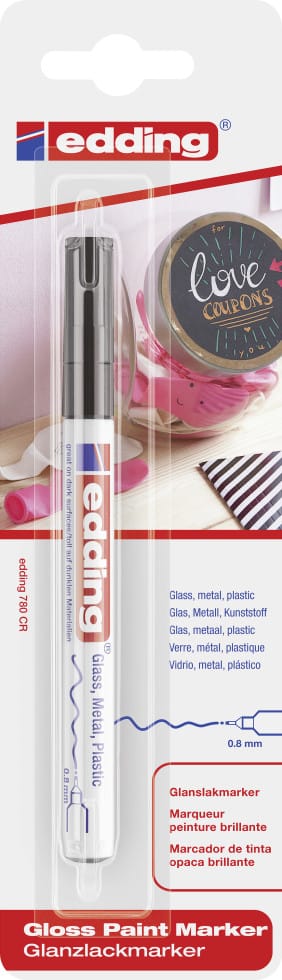 edding 780 Glanzlackmarker schwarz