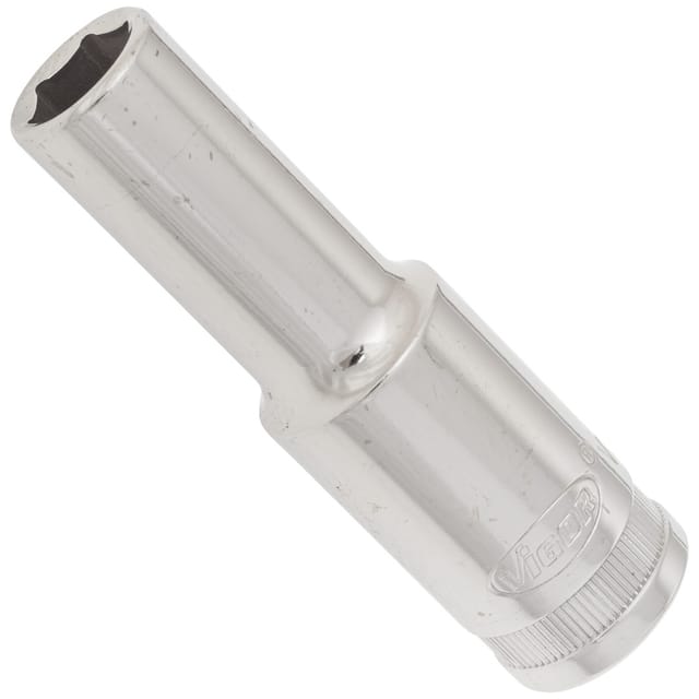 Vigor - Sechskant Steckschlüsseleinsatz ∙ lang ∙ V2580N ∙ 1/2 Zoll (12,5 mm) Vierkant hohl ∙ Außen Sechskant Profil ∙ sw 11 mm