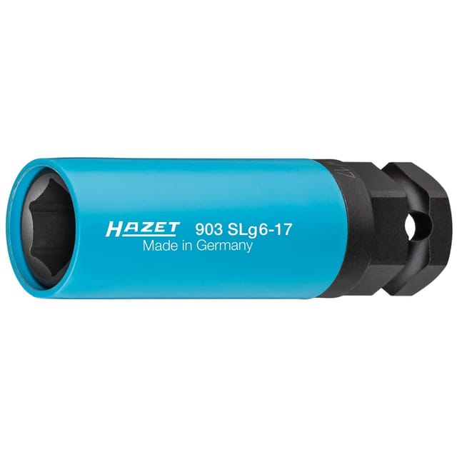 Schlag-, Maschinenschrauber Steckschlüsseleinsatz, Außen-Sechskant-Tractionsprofil, sw 17, 85 mm lang - Hazet