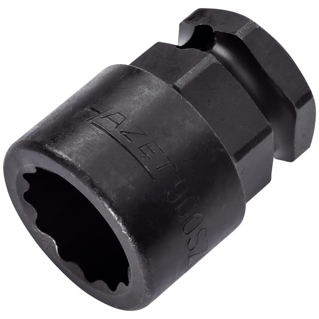 Schlag-, Maschinenschrauber Steckschlüsseleinsatz 900SZ6-19 ∙ 1/2 Zoll (12,5 mm) Vierkant hohl, 24 mm Außen-Sechskant ∙ Außen