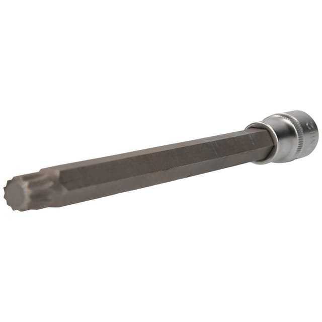 Brilliant Tools - 1/2' Vielzahn-Bit-Stecknuss, 200 mm lang, M12