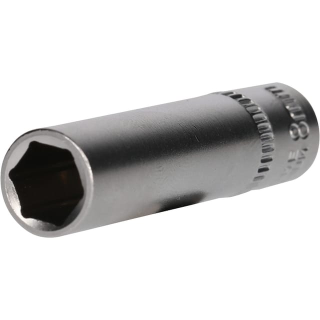 Brilliant Tools - 1/4' Sechskant-Stecknuss, lange Ausführung, 8 mm