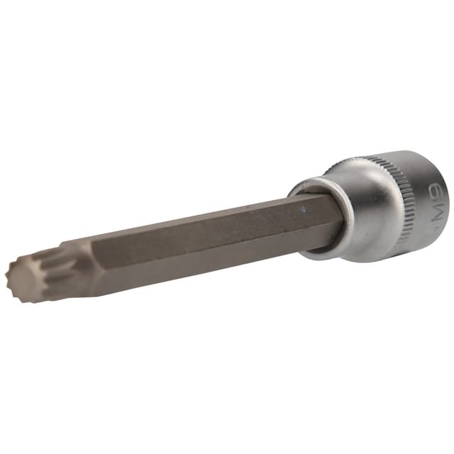 Brilliant Tools - 1/2' Vielzahn-Bit-Stecknuss, 140 mm lang, M9