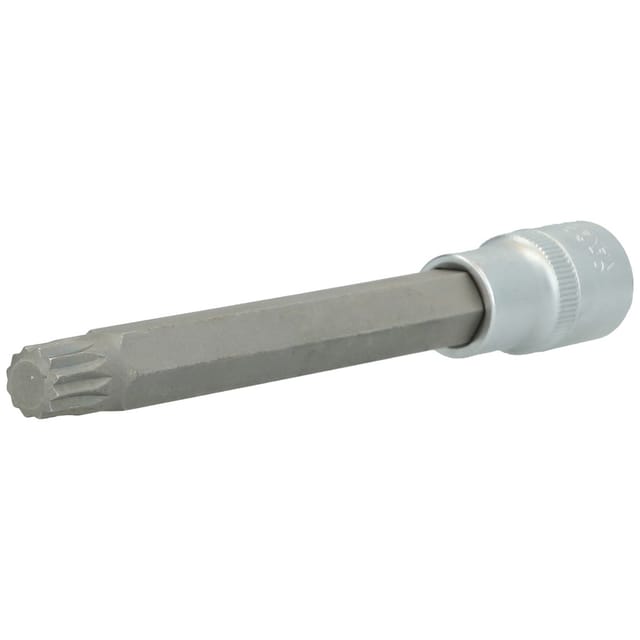 Brilliant Tools - 1/2' Vielzahn-Bit-Stecknuss, 140 mm lang, M12