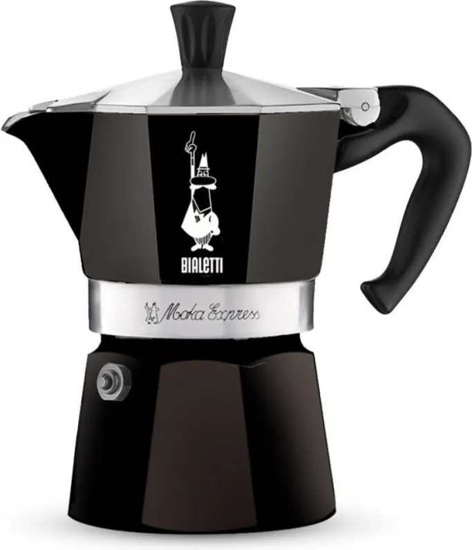 Kaffeemaschine Bialetti Moka Express Monogram 3 Tassen Aluminium