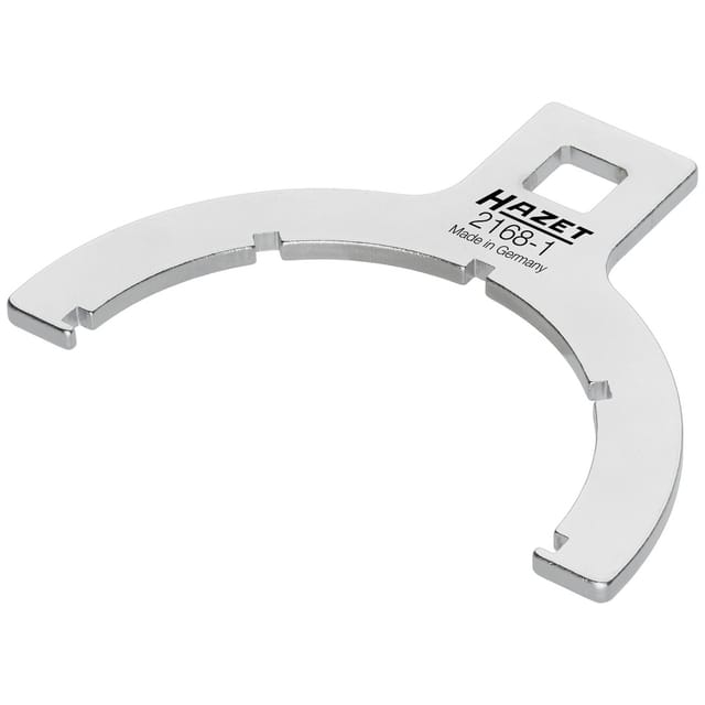 Kraftstofffilter-Schlüssel, Vierkant hohl 12,5 mm (1/2), Rillenprofil - Hazet