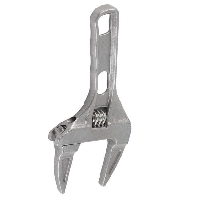 Verstellbarer Aluminium-Badezimmerschlüssel, große Öffnung für die Reparatur von Waschbeckenabflüssen, Sanitärwerkzeug 6–68 mm