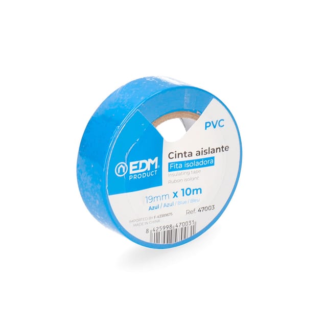 Isolierband 10m x 19mm blau EDM 47003