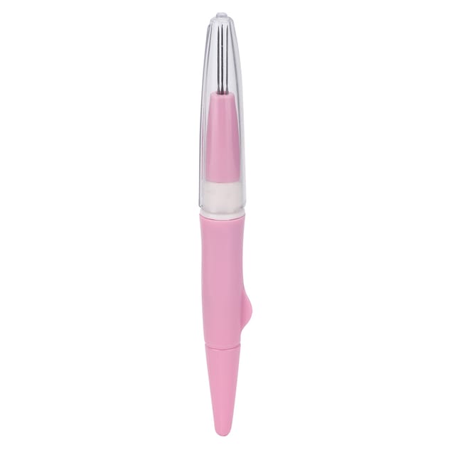 Tragbarer Filzstift mit 3 Nadeln – DIY-Werkzeug, Bastel- und Nähzubehör, Rosa