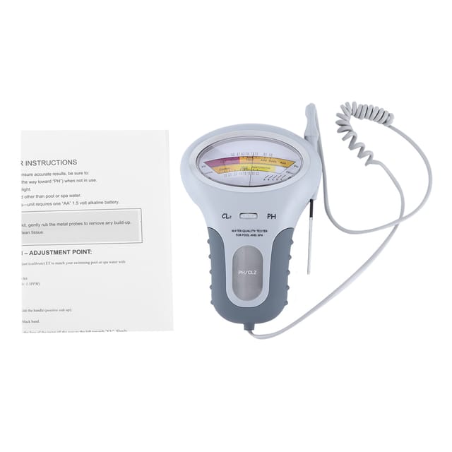 Tragbares 2-in-1-ph- Und Chlorwasserqualitätsmessgerät Für Schwimmbäder Und Whirlpools