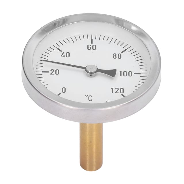 63-mm-zifferblattthermometer Für Grills, Bimetallanzeige 0-120 °c, Ideal Zum Kochen Und Grillen.
