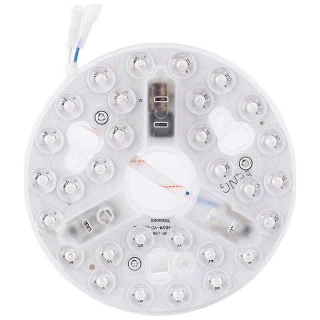 Ersatzset Für 5,3-zoll-led-deckenventilator, 3000 K, 4200 K, 6500 K, Dimmbar, 15 W, Rund, 95–265 V