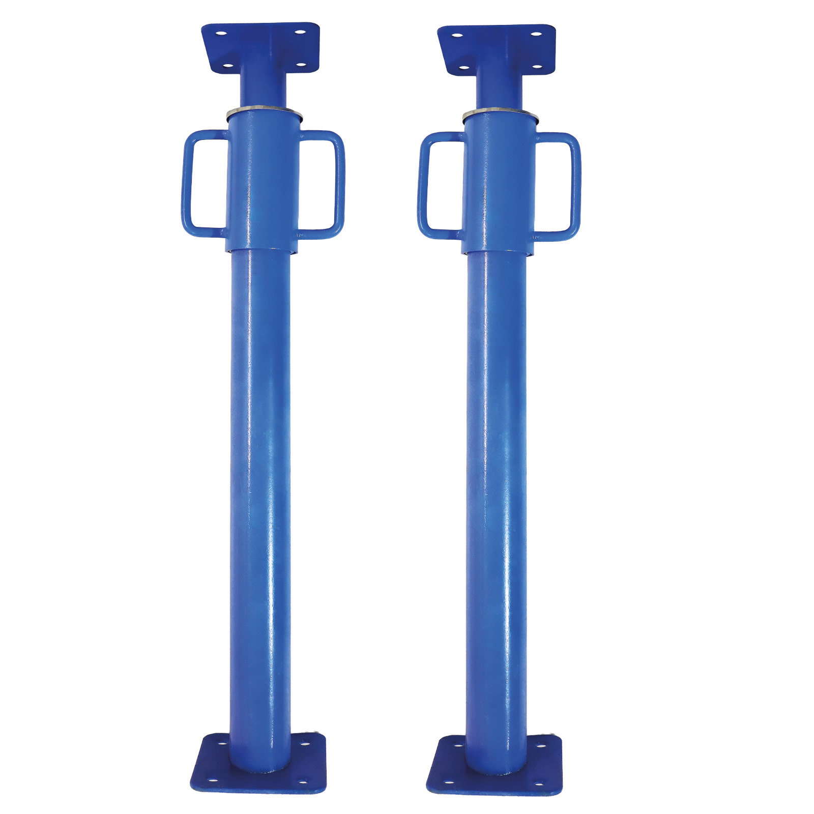 Bituxx 2x Baustütze 100-180 Cm Bis 1600 Kg, Verstellbare Montagestütze, Deckenstütze Aus Stahl, Baustempel, Teleskopstütze Für Trockenbau, Renovierung Und Montage