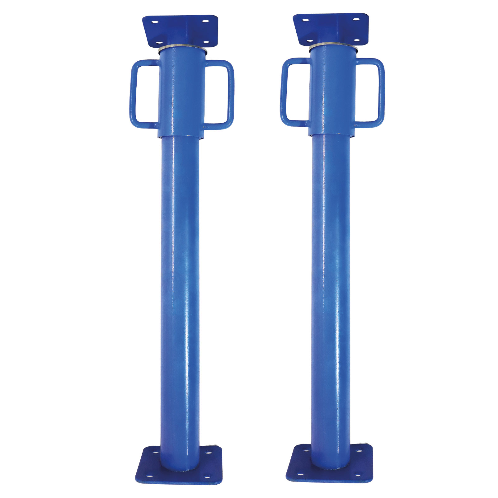 Bituxx 2x Baustütze 50-90 Cm Bis 1600 Kg, Verstellbare Montagestütze, Deckenstütze Aus Stahl, Baustempel, Teleskopstütze Für Trockenbau, Renovierung Und Montage