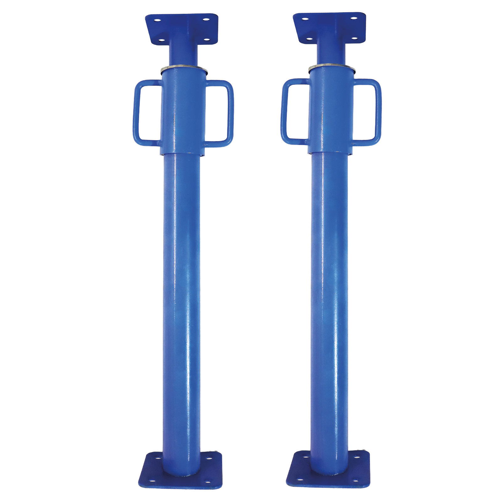 Bituxx 2x Baustütze 160-290 Cm Bis 1600 Kg, Verstellbare Montagestütze, Deckenstütze Aus Stahl, Baustempel, Teleskopstütze Für Trockenbau, Renovierung Und Montage