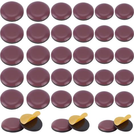 36 Gerätegleiter, 3 Größen, Für Die Küche, Selbstklebende Gleiter Für Kleine Küchengeräte, Leicht Zu Verschieben, Platzsparend, Unverzichtbare Haushaltshelfer, Braun
