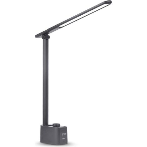 Verstellbare, Faltbare Schreibtischlampe, Vielseitig Einsetzbar, Mit Usb-ladefunktion, Stifthalter, Fünf Einstellbaren Farbtemperaturen, Leselampe