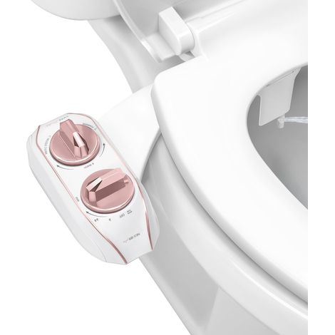 (roségoldfarben) Wc-bidet, Innovative Scharniere Für Einfache Reinigung, Einfache Installation, Fortschrittliche 360°-selbstreinigung, Doppeldüse, Intim- Und Gesäßreinigung