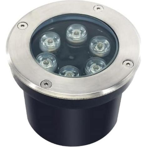 6w (farbe: 6w, Größe: Gelb) Bodeneinbaustrahler Für Den Außenbereich. Wasserdichte Led-gartenbeleuchtung Für Rasenflächen, Einfahrten, Gärten, Gehwege Und Pfade.
