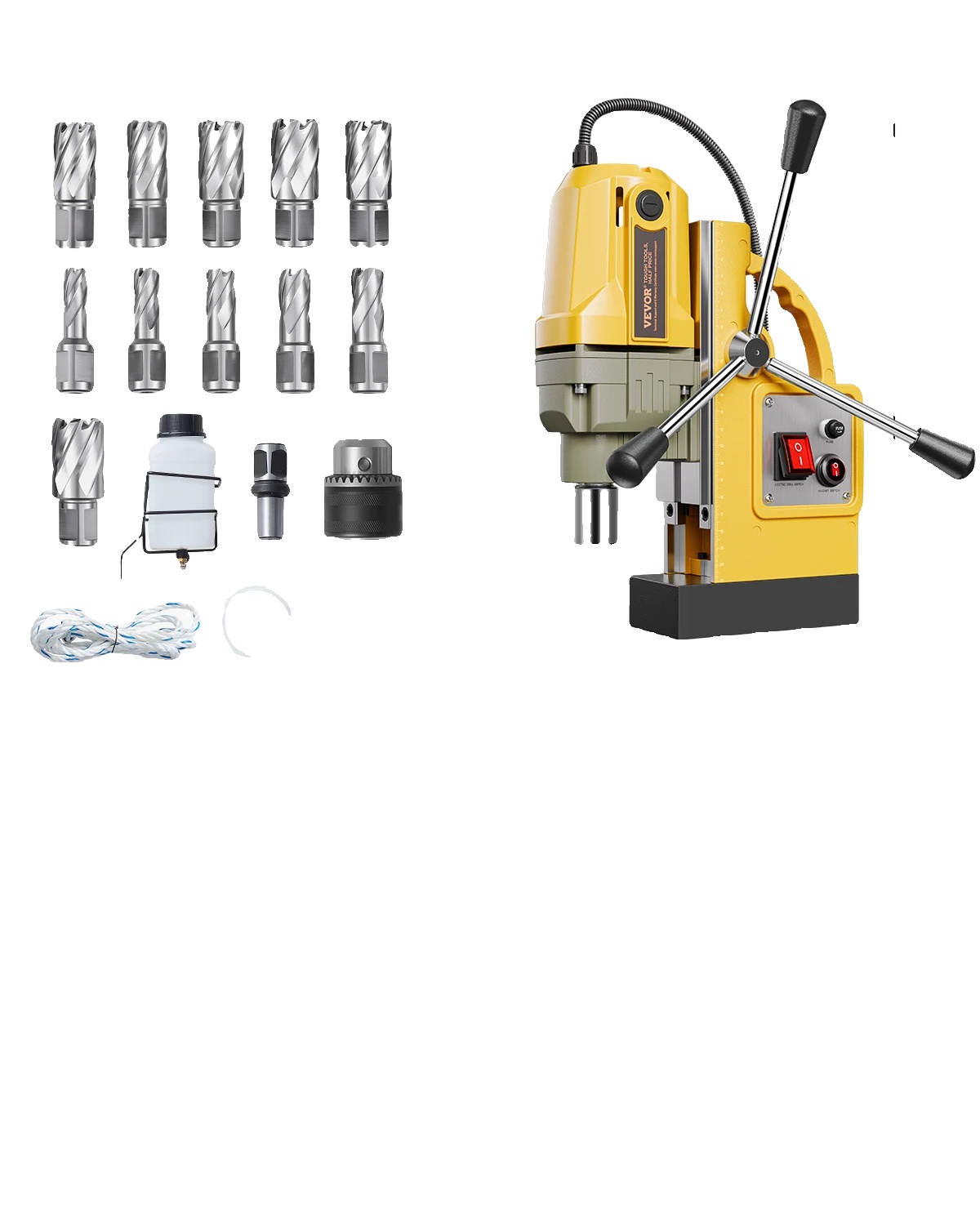 Magnetbohrmaschine, 1400 W Leistung, 2-zoll-bohrdurchmesser