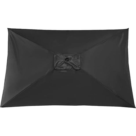 Ersatz-sonnenschirm In Rechteckiger Form, 3 X 2 M Groß, Für Terrasse, Garten, Strand, Markt Oder Als Tischschirm (nur Der Schirm)