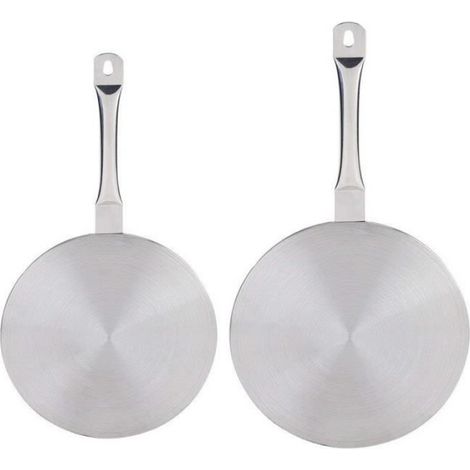 Induktionsadapter – Edelstahl – 24 Cm – Robust – Wärmeverteiler – Kompatibel Mit Allen Kochfeldern