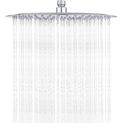 Duschkopf Aus Edelstahl, Rund, 30 Cm Durchmesser, 12-zoll-gewinde, 360° Drehbar