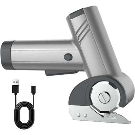 Wiederaufladbarer 4v-elektro-kartonschneider Mit 2000mah Akku Und Led-licht – Schneidewerkzeug Für Karton, Papier, Stoff, Bastelarbeiten, Teppiche, Garage, Büro, Bauprojekte