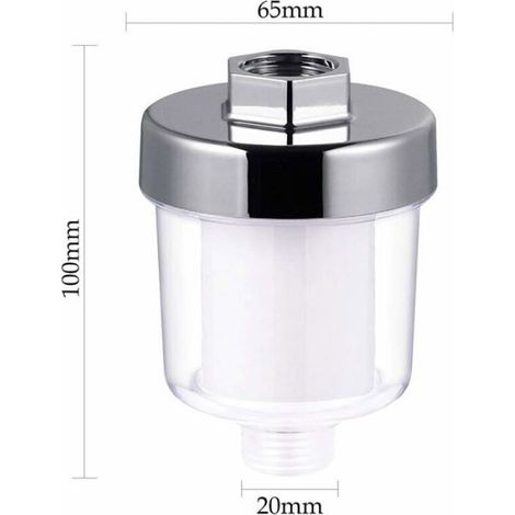 Duschfilter Mit Wasserenthärtungsanlage, Duschwasserfilter Mit 2 Ersatzkartuschen – Wasserenthärtungsfilter Für Label