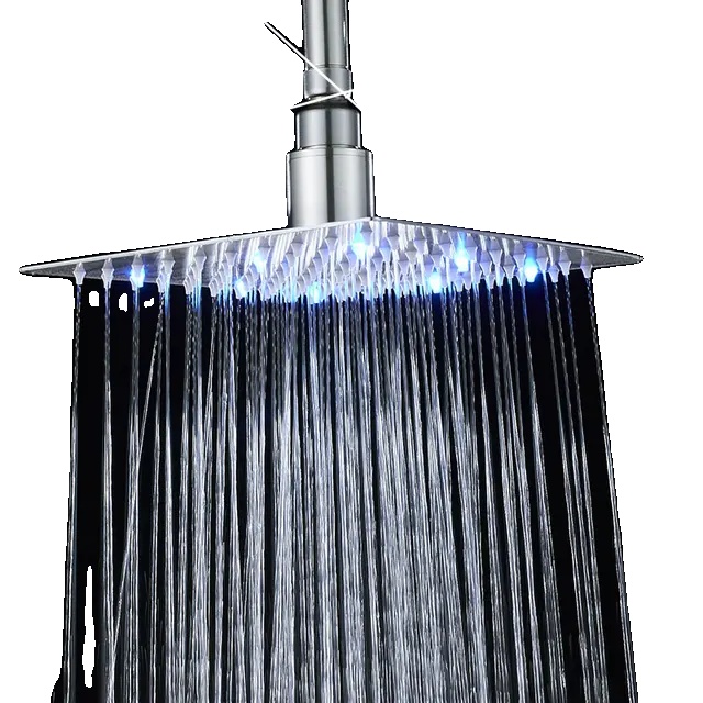 Led-regendusche, Farbwechsel Je Nach Temperatur, Ultradünnes Design