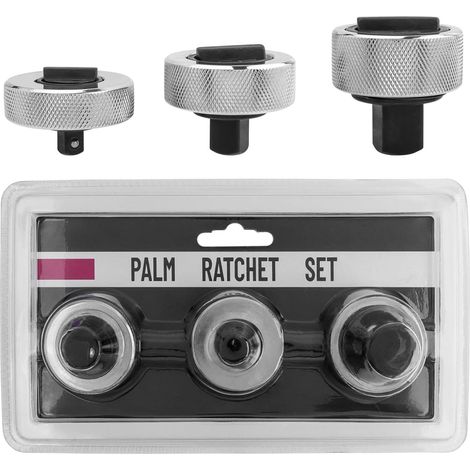 Set Mit 3 Mini-ratschenschlüsseln, Mini-daumenhebel-ratschenschlüssel-set, 6,35 Mm, 9,5 Mm Und 1,27 Cm Antrieb