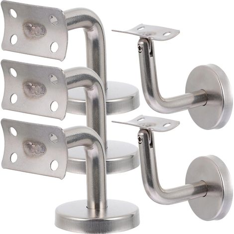 5-teilige Edelstahl-handlaufhalterung, 7-zoll-wandmontage, Für Treppengeländer Im Innenbereich, Robuste, Rostbeständige Halterung, Kompatibel Mit Terrassengeländern