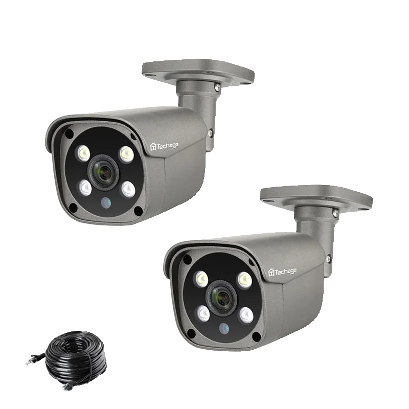 Sicherheitskamera, Ki-personenerkennung, Nachtsicht, 2 X 5 Mp Poe 48 V