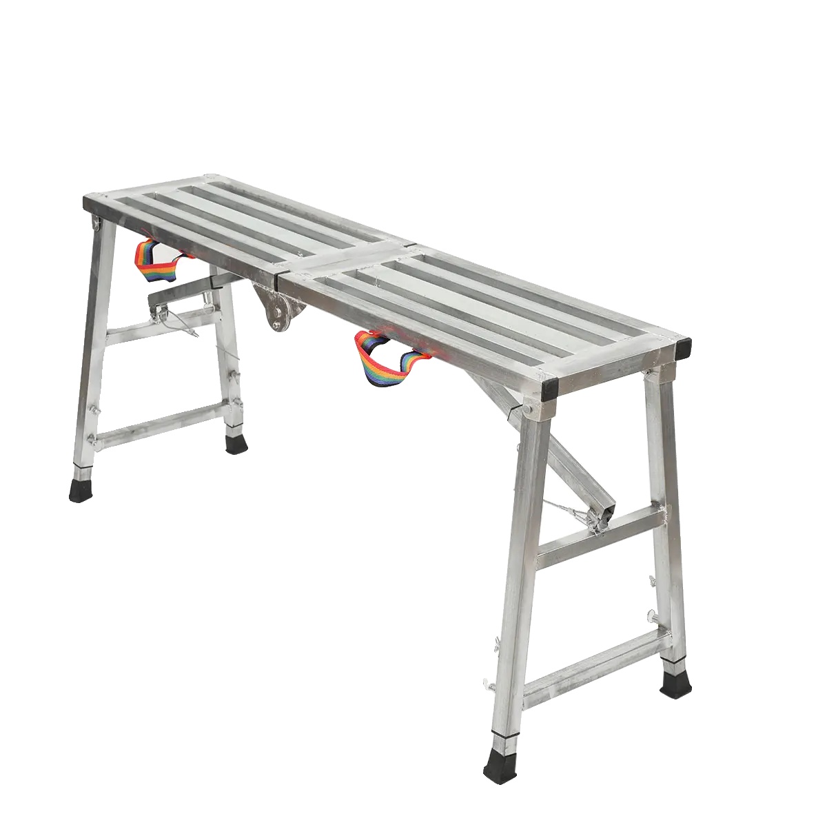 Klappbare Arbeitsplattform, Höhenverstellbar Von 60 Bis 90 Cm, Tragkraft 200 Kg, Kompaktes Design, Robuste Aluminiumlegierung