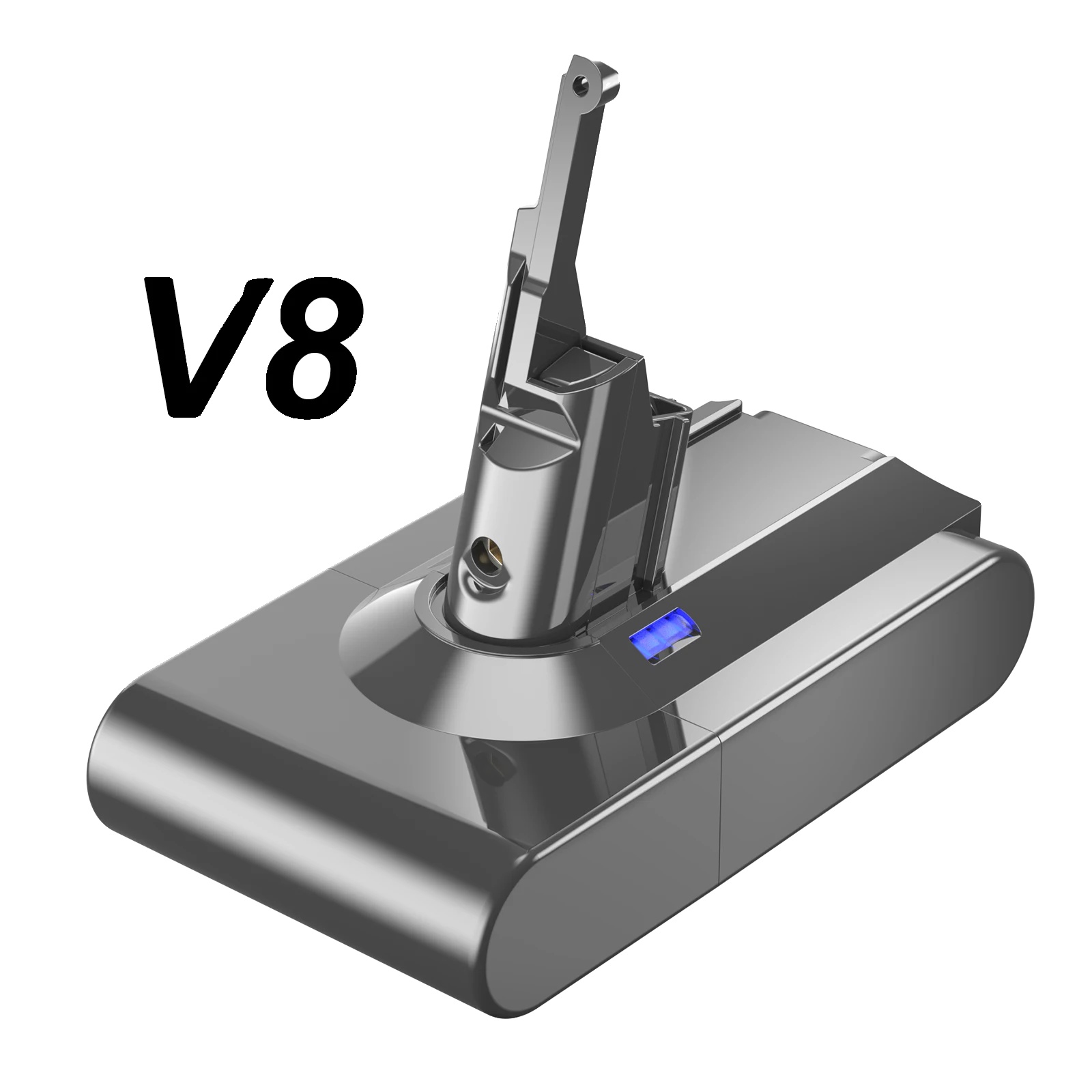 Akku, 6000 Mah Kapazität, Kompatibel Mit Den Staubsaugermodellen V6, V7, V8 Und V10, 1 Stück 6,0 Ah Akku V8, 21,6 V