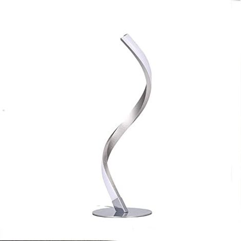 Led-tischleuchte Mit Geringer Helligkeit, Moderne Schreibtischlampe Mit Touch-bedienung, Minimalistische Bogen-nachttischleuchte Für Schlafzimmer, Leseecke Und Wohnzimmer, Silber