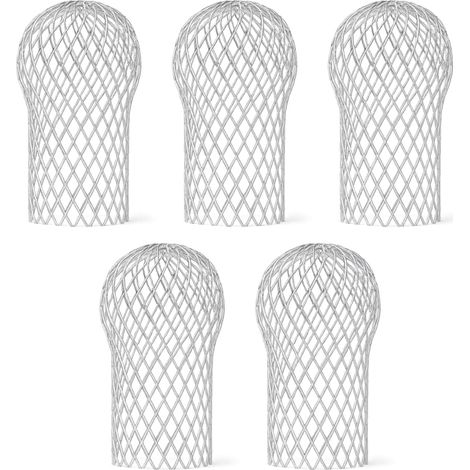 5-teiliges Set Laubschutzgitter Für Dachrinnen, Flexible Und Langlebige Metall-dachrinnenabdeckungen Für Haus, Dachvorsprünge Und Fallrohre
