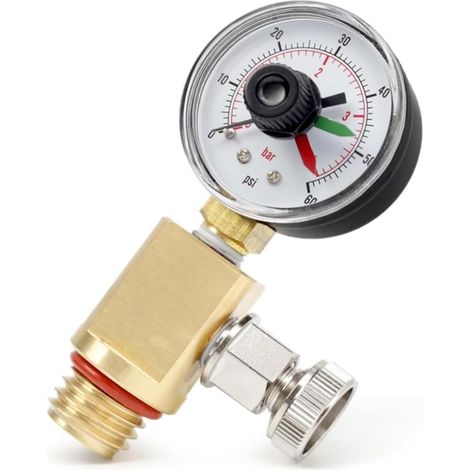 24850 0105 Entlüftungsventil Und Manometer Für Das Modulare Mediensystem Sta 3 Der Sm-serie Für Pool- Und Spa-filter