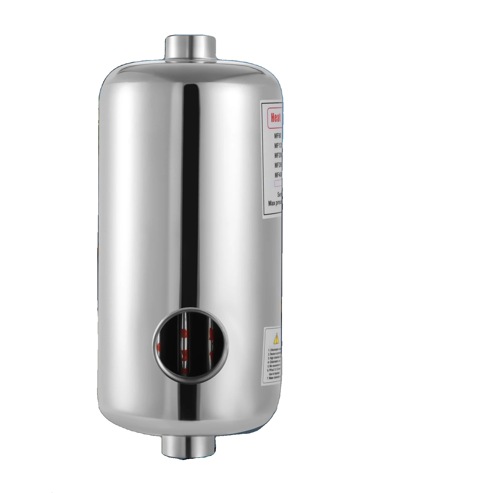 Wärmetauscher Für Schwimmbäder, 28 Kw Leistung, 40 Gpm Wasserdurchflussrate, Maximale Temperatur 120 °c