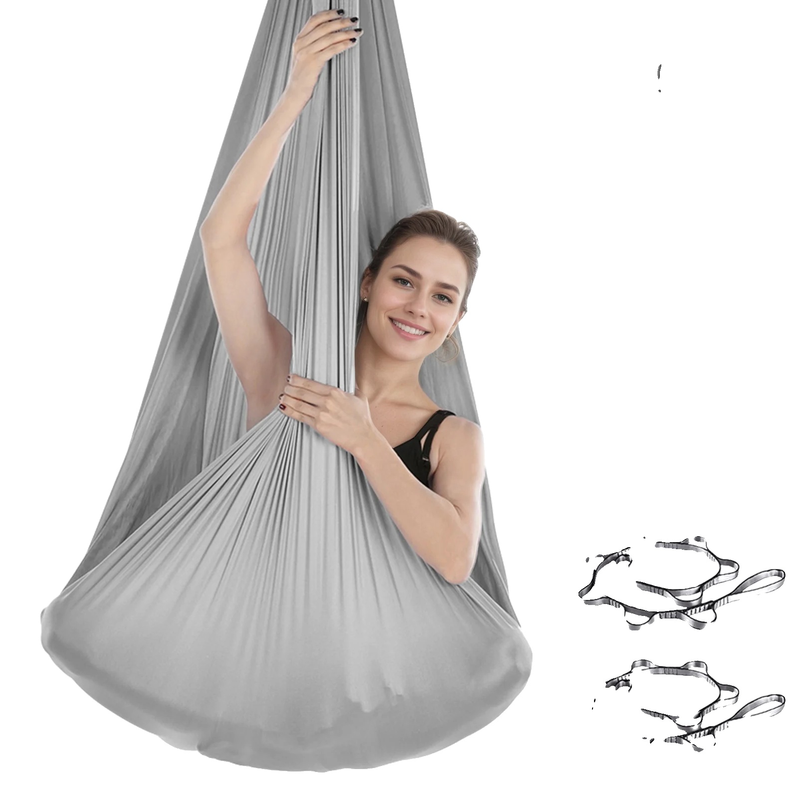 Hängematten-set Für Aerial Yoga, 100 % Polyester, 5,5 M X 3 M, Tragkraft 300 Kg